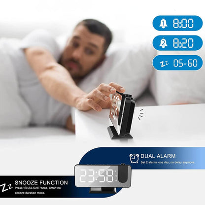 TimeBeam - Projector Alarm Clock bedroom night clock