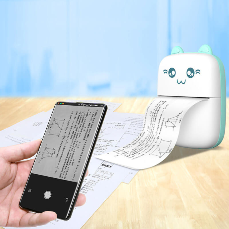 mini pocket thermal printer bluetooth connection