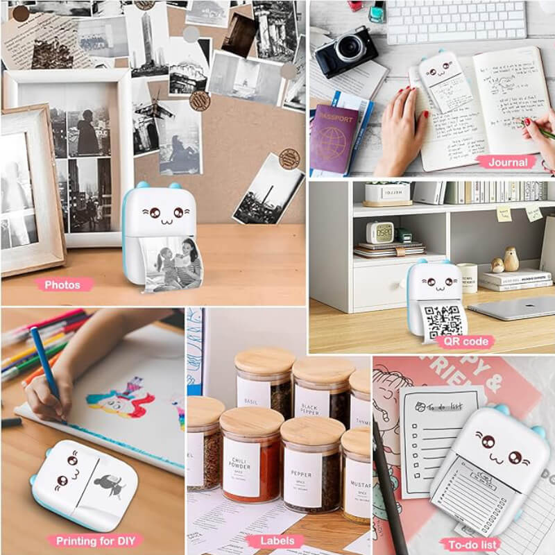 mini pocket thermal printer handheld design