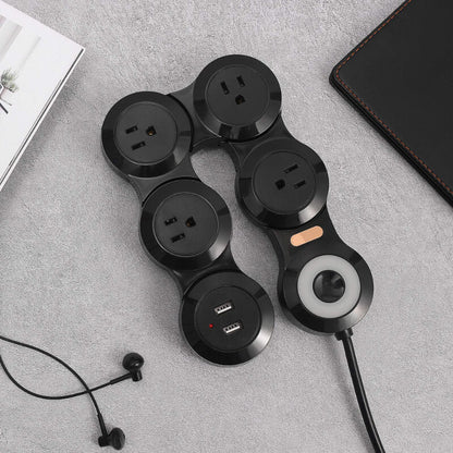 flexible power strip powering multiple devices