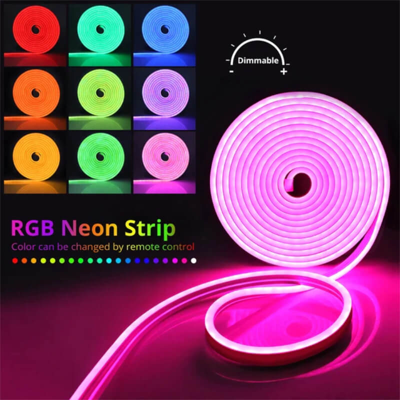 Smart WiFi Neon Strip ambient LED lighting for home