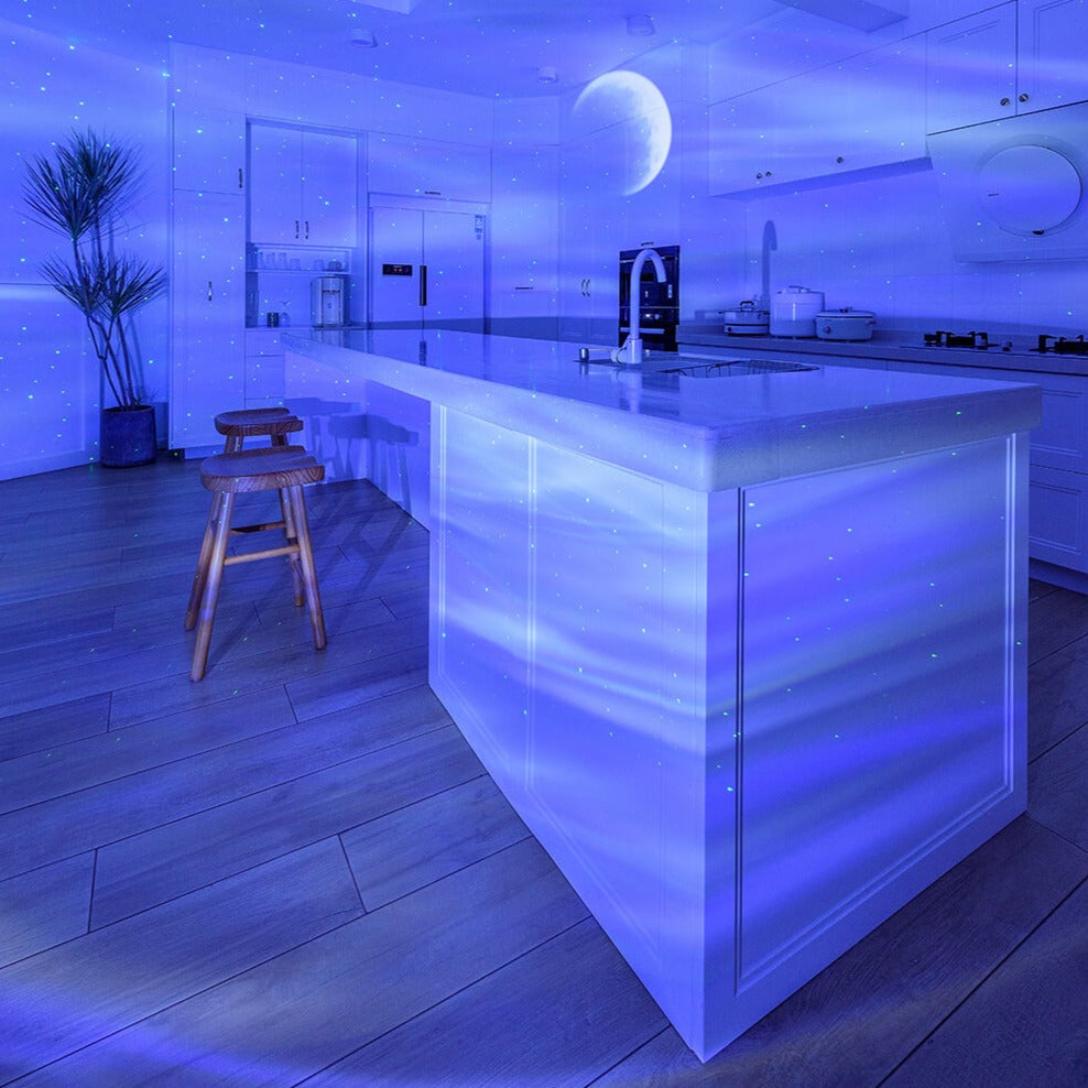 Audera - Aurora Bluetooth Projector remote control lighting modes